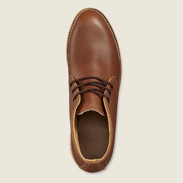 Work Støvler Herre - Red Wing Traction Tred - Chukka Soft Toe - Brune - REKYIA-613